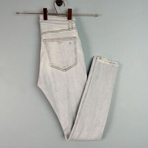 Rag & Bone Womens Nina‎ High Rise Skinny Ankle Light Blue Wash Denim Jeans Sz 24